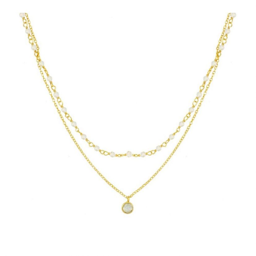 Colar Moon Stone